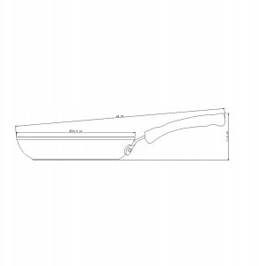 Non-stick frying pan TRAMONTINA PROFESSIONAL, suitable for induction cookers O 24 cm 5