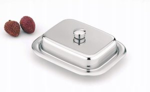 Butter dish with lid TRAMONTINA ROTONDA, stainless steel, 15.9 x 12.9 x 5.8 cm 2