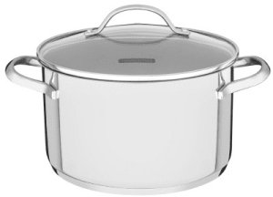 Pot TRAMONTINA UNA, stainless steel, also suitable for induction cookers, 6.1 L, O 24 CM 1