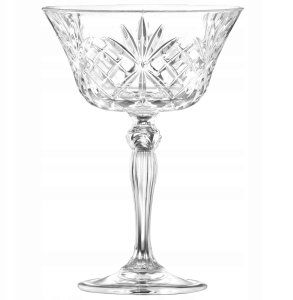 Crystal champagne glasses RCR MELODIA, 260 ml, 6 pcs. 1