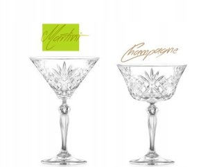 Crystal champagne glasses RCR MELODIA, 260 ml, 6 pcs. 4