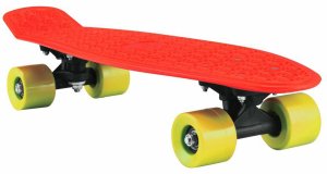 Children's skateboard BIMBO BIKE, red/yellow color. 1