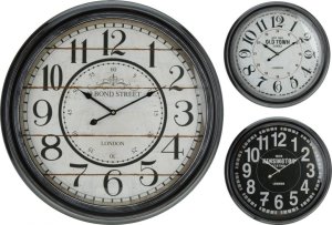 Hanging clock, various colors, 63 x 7 cm 7