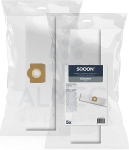 Vacuum cleaner bags SCOON, suitable for KARCHER WD3 vacuum cleaners, 5 pcs. 2