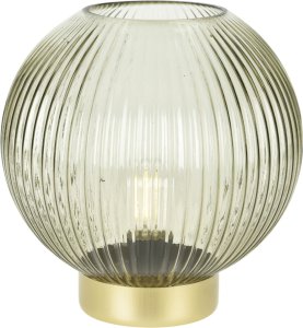 Decorative glass lamp, batteries 2xAAA (not included), various colors, o14.5 x h20.5 cm 1