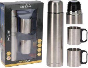 Stainless steel thermos 1L, 2 cups 1