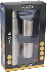 Stainless steel thermos 1L, 2 cups 2