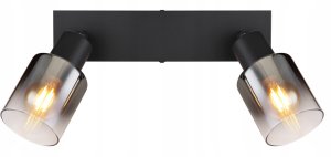 Spotlight GLOBO HUBERTUS, 2 x E14, 40W, 230V, matt black, 7 x 26 x 14 cm 1