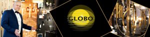 Lampa wisząca Globe Hanging lamp GLOBO NAXIS, 3xE27, 40W, 230V, metal, crystals, black color, o40x120cm 3