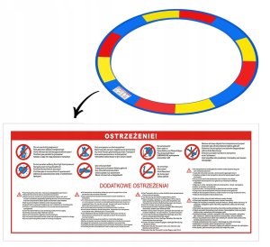 Springos TOK12 OSŁONA NA SPRĘŻYNY DO TRAMP. 12FT KOLOR 5