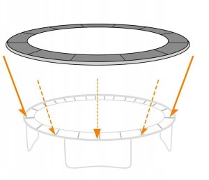 Springos TOK12 OSŁONA NA SPRĘŻYNY DO TRAMP. 12FT KOLOR 6
