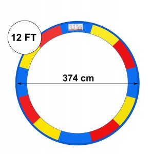 Springos TOK12 OSŁONA NA SPRĘŻYNY DO TRAMP. 12FT KOLOR 7