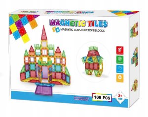 AIG Edukacyjne Klocki Magnetyczne Zestaw 106El Panele 14