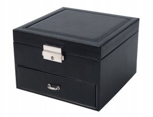 Szkatułka Kuferek Na Biżuterię Kasetka Na Kluczyk Lusterko Organizer 5