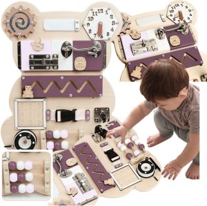 Tablica Manipulacyjna Sensoryczna Montessori Bear 1