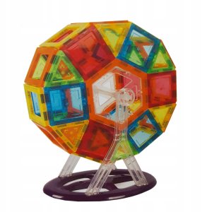 Klocki Magnetyczne Konstrukcyjne Duże Panele 3D 12