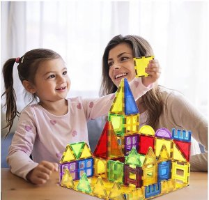 Klocki Magnetyczne Konstrukcyjne Duże Panele 3D 2