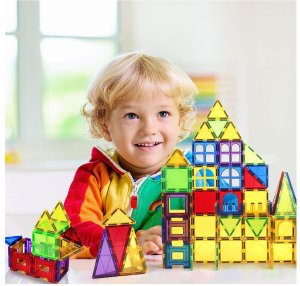 Klocki Magnetyczne Konstrukcyjne Duże Panele 3D 9