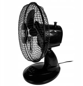 Wentylator Wiatrak Biurowy Stołowy Cichy 23W Biurkowy Kompaktowy Oscylacja 4