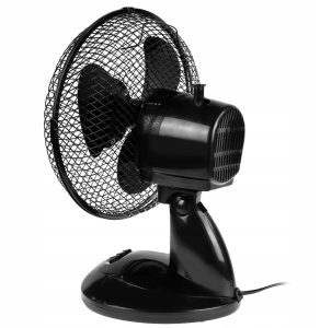 Wentylator Wiatrak Biurowy Stołowy Cichy 23W Biurkowy Kompaktowy Oscylacja 6