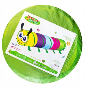 Namiot Tunel Dla Dzieci Gąsienica Składany Plac Zabaw Tor Przeszkód 9