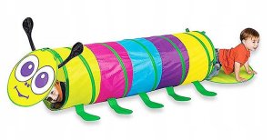 Namiot Tunel Dla Dzieci Gąsienica Składany Plac Zabaw Tor Przeszkód 10