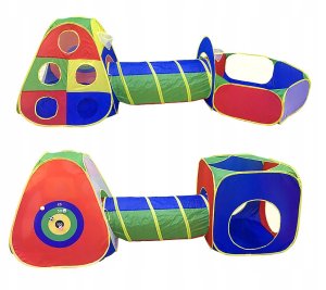 Namiot Ogrodowy Dla Dzieci Tunele Suchy Basen Kosz Tarcza 5W1 Plac Zabaw 13