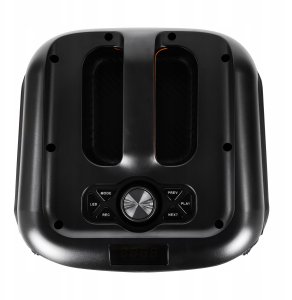 Mocny Głośnik Boombox Bluetooth Usb Sd Aux Radio Mikrofon Przenośny Karaoke 9