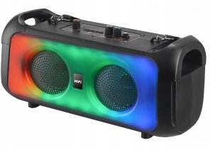 Mocny Głośnik Bluetooth Przenośny Boombox Mikrofon Usb Sd Radio Fm Karaoke 6