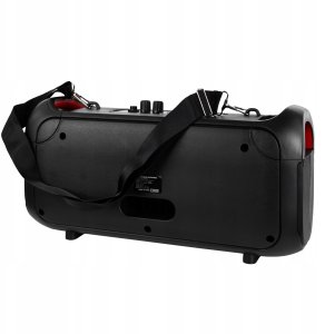 Mocny Głośnik Bluetooth Przenośny Boombox Mikrofon Usb Sd Radio Fm Karaoke 7