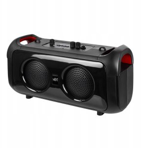 Mocny Głośnik Bluetooth Przenośny Boombox Mikrofon Usb Sd Radio Fm Karaoke 8