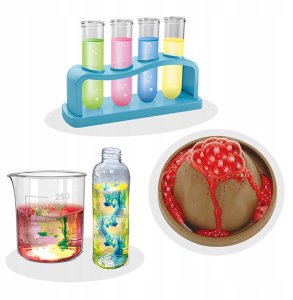 Labolatorium Zabawka Edukacyjna Zestaw Chemika Wulkan 14 Eksperymentów 2