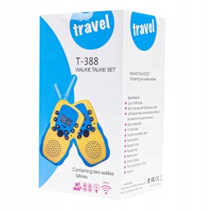Walkie Talkie Dla Dzieci Zestaw Krótkofalówki Latarka 2 Szt Duży Zasięg 12
