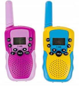 Walkie Talkie Dla Dzieci Zestaw Krótkofalówki Latarka 2 Szt Duży Zasięg 3