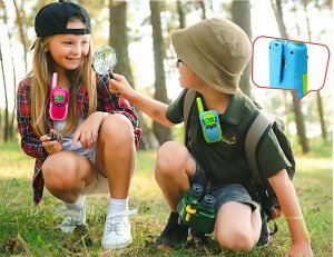 Walkie Talkie Dla Dzieci Zestaw Krótkofalówki Latarka 2 Szt Duży Zasięg 7