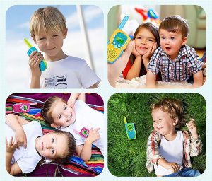 Walkie Talkie Dla Dzieci Zestaw Krótkofalówki Latarka 2 Szt Duży Zasięg 9