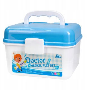 Zestaw Małego Lekarza Dentysty Dla Dzieci Stetoskop Króliczek + Kuferek 6