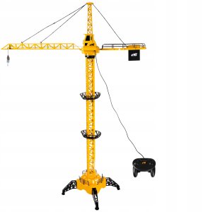 Dźwig Żuraw Dla Dzieci Sterowany Pilotem Ruchomy Hak Obracane Ramię 128Cm 9