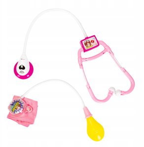 Mały Doktor Zestaw Lekarski W Kuferku Dla Dziewczynki Fartuch Akcesoria 7