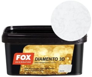 Fox Diamento Farba dekoracyjna 1 L 3D White 2