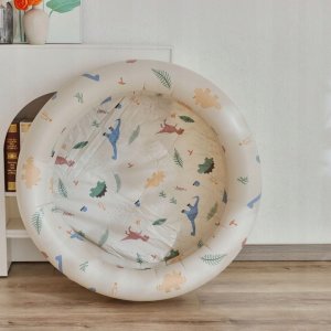 Basen dla Dzieci Brodzik Suchy Basen Basen Ogrodowy 90 cm - Bezowy 2