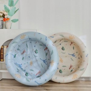 Basen dla Dzieci Brodzik Suchy Basen Basen Ogrodowy 90 cm - Bezowy 4