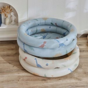 Basen dla Dzieci Brodzik Suchy Basen Basen Ogrodowy 90 cm - Bezowy 5