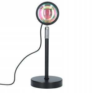 Lampa Zachód Słońca Lampka Sunset Lamp Projektor Wschód - Imitująca Słońce 12