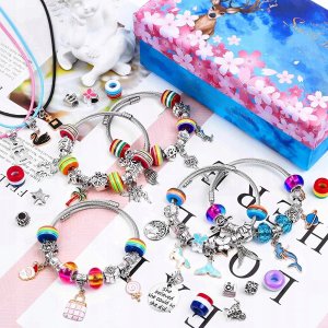 Zestaw Do Tworzenia Biżuterii Bransoletek 110 El xxxxxxxxxxxxxxxxxxxxx + NAKLEJKI NA PAZNOKCIE 3