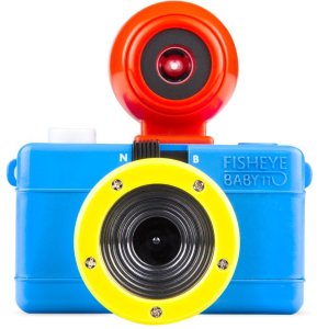 Lomographische Ag Lomography fotoaparatas "Fisheye Baby", (110 formato) [D] 1