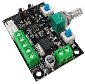 Žingsninio variklio greičio reguliatorius PWM 12-24VDC 3
