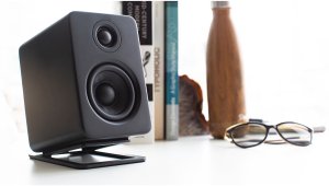 KANTO AUDIO DESKTOP SPEAKER STANDS FOR SMALL SPEAKERS - BLACK (PAIR) 6