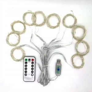 Kurtyna Ledowa (300 lampek LED) 3m x 3m BLUE / NIEBIESKI 2