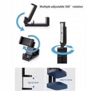 UNIWERSALNY UCHWYT PODRÓŻNY NA TELEFON 6.5 CALA, BLACK / CZARNY 3